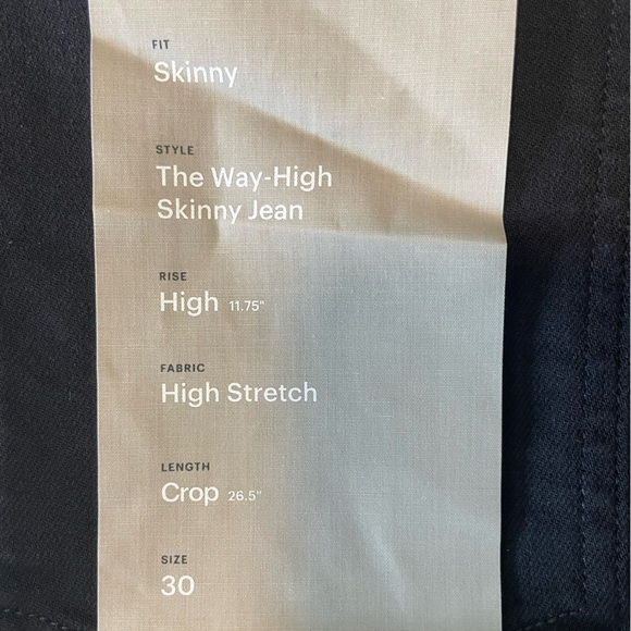 Everlane Black The Way-High Skinny Jean in Size 30 Crop Ankle. Brand new! - Picture 4 of 14